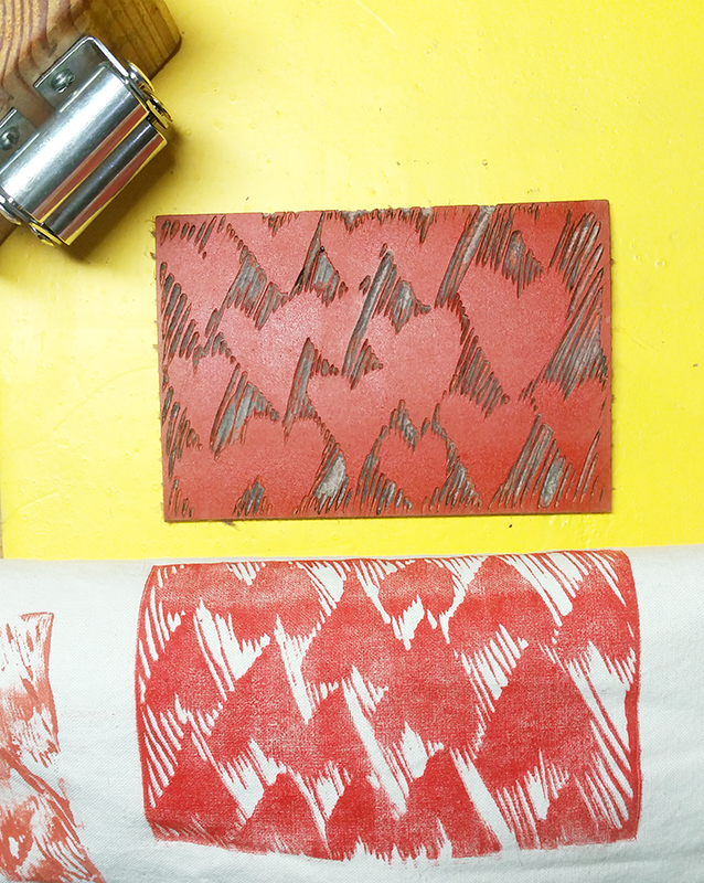 printmaking on fabric