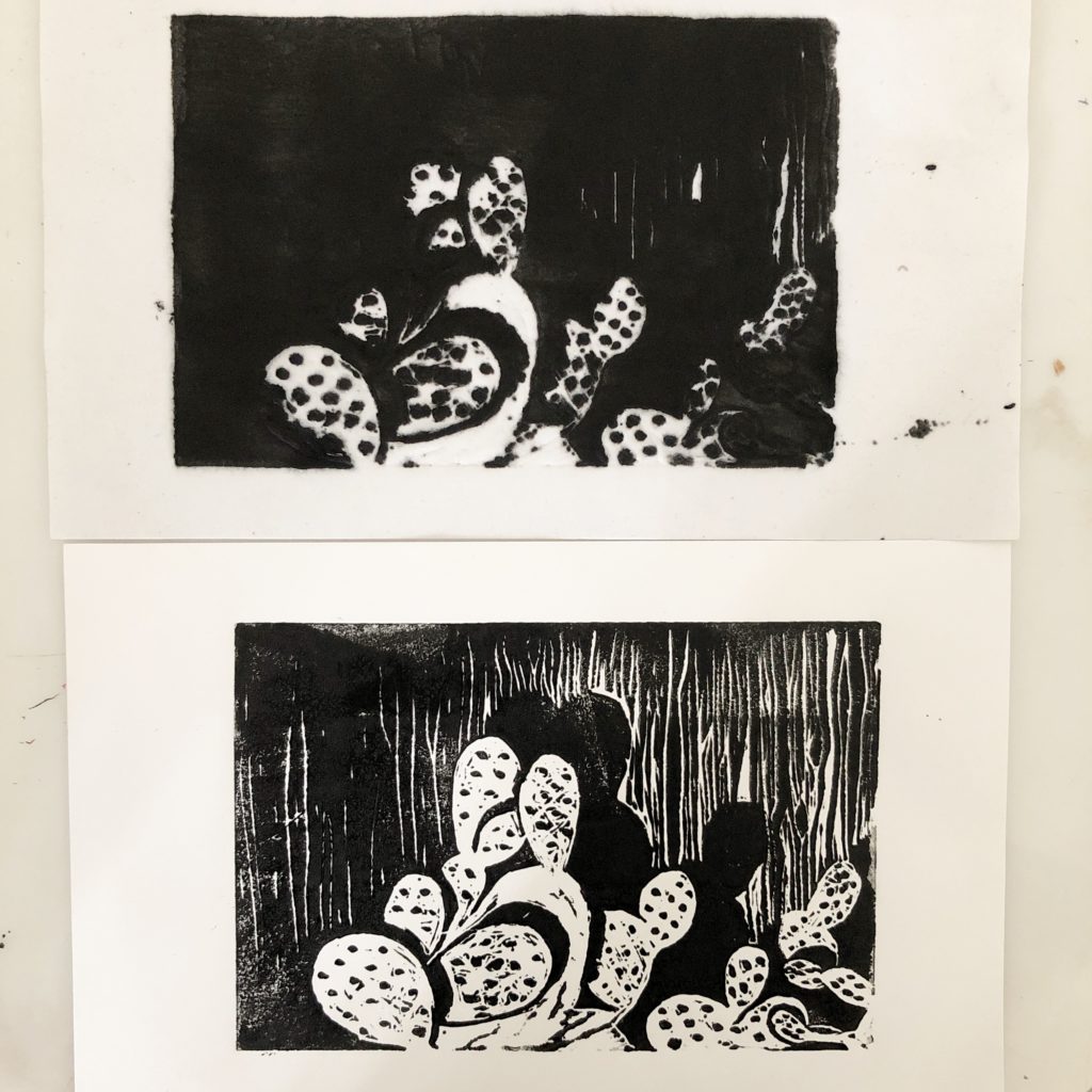 Print etchings, linocuts & monoprints with a Pocket Press Kit - Diana Kohne